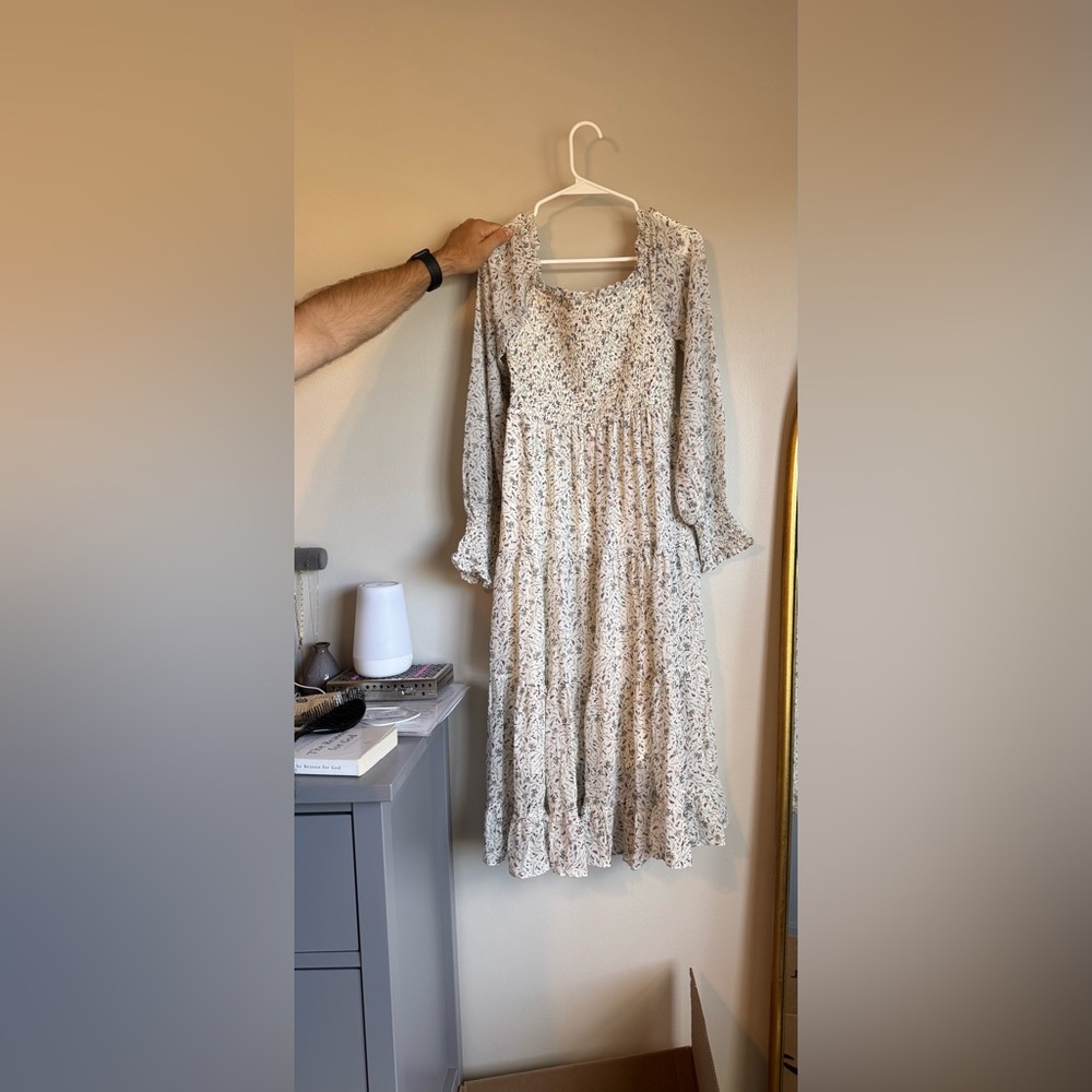 Floral Long Sleeve Dress